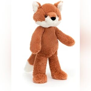 RARE EUC Jellycat Beckett Fox Stuffed Animal - Medium, 12 Inches